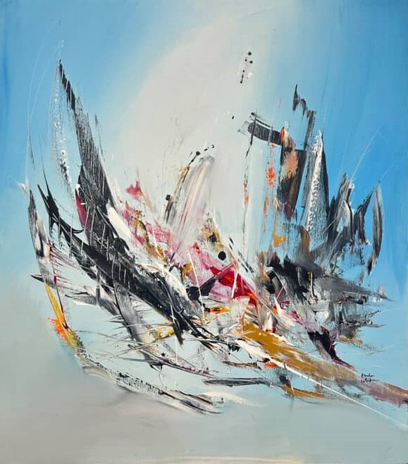 "Melody" : La Symphonie Chromatique d'Henda Labidi chez Galerie Saladin (Sidi Bou Saïd)