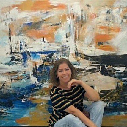 "Melody" : La Symphonie Chromatique d'Henda Labidi chez Galerie Saladin (Sidi Bou Saïd)