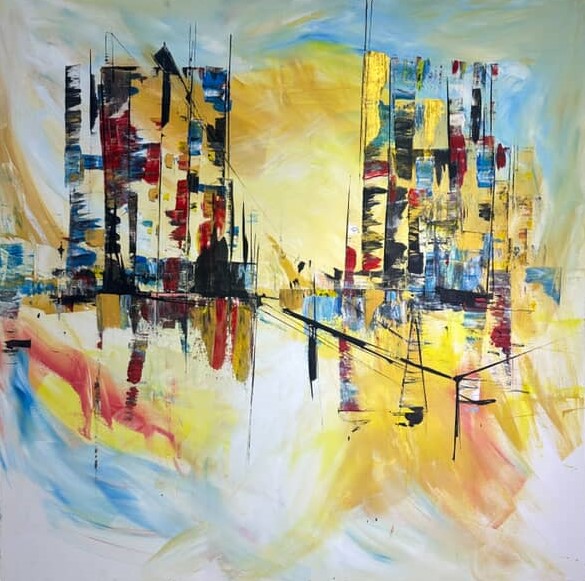 "Melody" : La Symphonie Chromatique d'Henda Labidi chez Galerie Saladin (Sidi Bou Saïd)