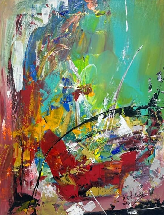 "Melody" : La Symphonie Chromatique d'Henda Labidi chez Galerie Saladin (Sidi Bou Saïd)