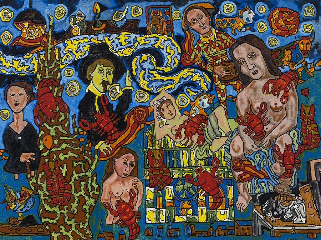 Nuit spirituelle, œuvre d’Anick Langelier